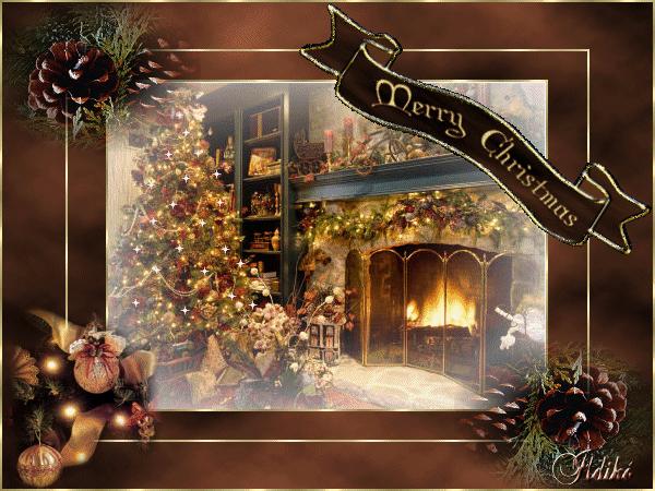 Привітання з Різдвом: Між святкових вогнів