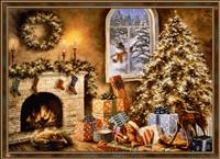 Привітання з Різдвом: Свят-вечір тихо землю огорта